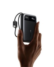 Baseus 20000mAh Compact Portable Charger 45W, CCC Certified Power Bank Black