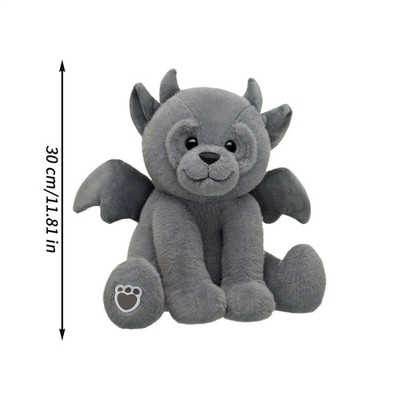 Gargoyle Teddy Bear Soft Cartoon Animal Doll Halloween Bear Plush Toy -US Stock