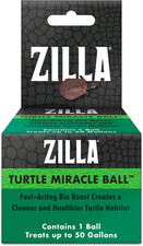 Pet Turtle Miracle Ball, Odor and Sludge Remover, for Cleaner and Healthier Turt
