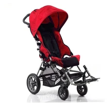 Red convaid cruiser 14 basket umbrella foot rest 5 point harness 