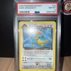 2000 Pokemon Team Rocket Dark Dragonite Rare 22/82 PSA 8 NM-MT Vintage WOTC
