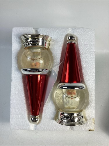 Neiman Marcus Towle Argentieri Babbo Natale Globo di Neve Sale e Pepe Set 5" NUOVO - Foto 10 di 11