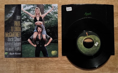 45 7" SP BEATLES PAUL MCCARTNEY UNCLE ALBERT APPLE 1837