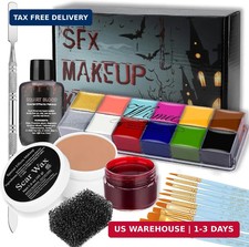 SFX Makeup Kit Professional Face Body Paint Halloween Cosplay Makeup Set