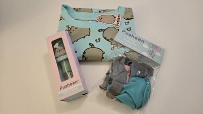 Pusheen Box Spring 2017 - Selfie Stick, Party/Music Shirt (M), & Balloons NEW