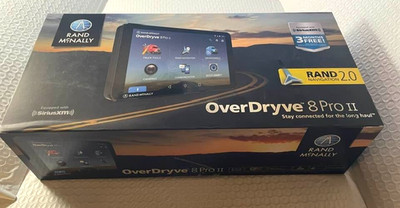 RAND MCNALLY OVERDRYVE OD8 PRO II 2  LM TRUCK GPS 1 YEAR WARRANTY DAMAGE PROTECT