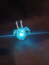 Seltene Bakugan Light Up Clear Translucent B500 Core Ball LED Glow B500...