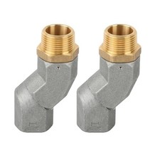 PCS Fuel Transfer Hose Swivel 360 Rotating Connector for Fuel Nozzle 1" NPT 2