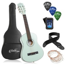 OPEN BOX - 30-inch Beginner Acoustic Guitar Package -Mint Green, Starter Kit
