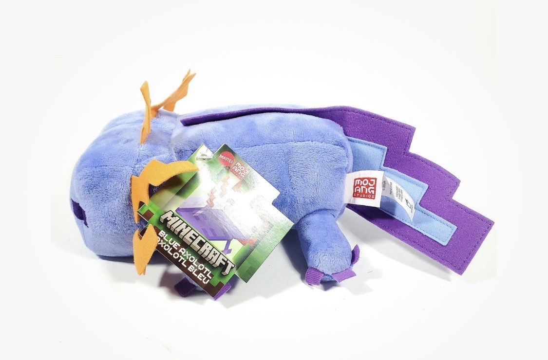Minecraft Blue Axolotl Plush Mattel Mojang Studios 2026 NEW | eBay