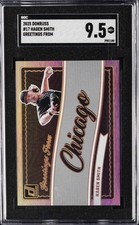 2025 PANINI DONRUSS GREETINGS FROM #17 HAGEN SMITH SGC 9.5