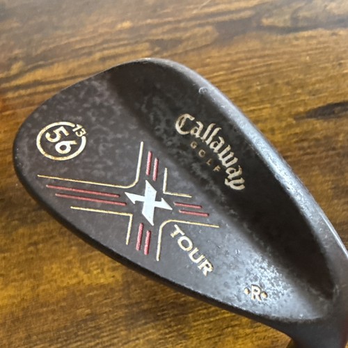 Callaway X Tour Raw Sand Wedge SW 56* 13 Bounce True Temper Steel RH 32.5” - Picture 2 of 12