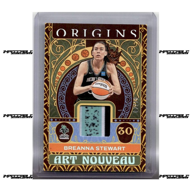 2023 Panini Origins WNBA - Gold #AN-BST Breanna Stewart Tricolor Patch 2/10