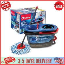 O-Cedar EasyWring RinseClean Spin Mop with 2-Tank Bucket System