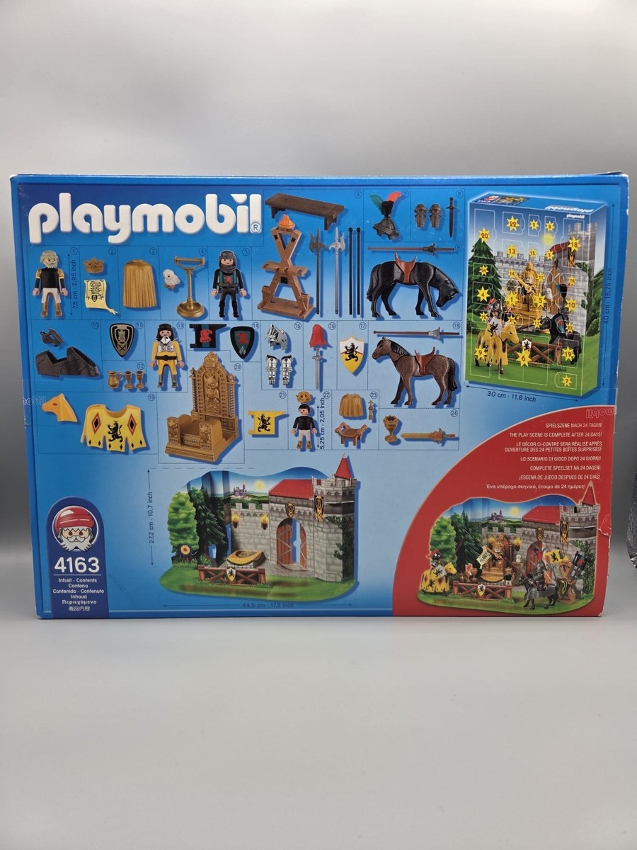 未開封　プレイモービル　アドベントカレンダー 4163 PLAYMOBIL 4163 Adventskalender kaiserliches Ritterturnier online