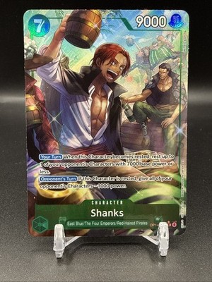 Shanks (Alternate Art) OP14-027 The Azure Sea's Seven English