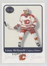 2001-02 Fleer Greats of the Game Lanny McDonald #53 HOF 0m8e