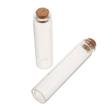 2 Pcs Pet Hair Bottle Keepsake Cat Dog Memorial Container Whisker Keeper