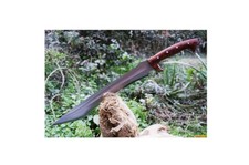 Custom Handmade Carbon Steel Blade Survival Machete Sword| Hunting Sword Camping