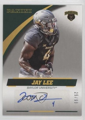 2016 Panini Baylor Bears Silver 25/99 Jay Lee #JL-BU Auto 7m3