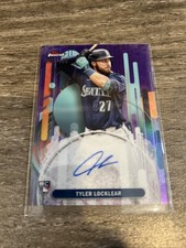 2025 Topps Finest - Finest Autographs Tyler Locklear #FA-TL Purple Refractor...