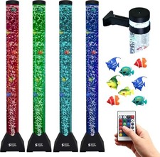 Special Supplies Aquarium Sensory Fish Bubble Light Tube with 16 LED 4 feet