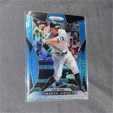 2019 Panini Prizm Aaron Judge Blue Mojo Prizm New York Yankees #135 Baseball