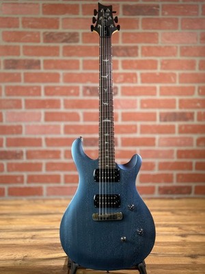 PRS SE CE24 Standard Satin Stoptail Electric Guitar - Metallic Ice Blue Satin
