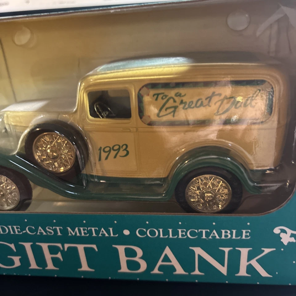Camión de reparto Ford ERTL diecast 1932 panel escala 1/25 REGALO A UN GRAN PADRE NIOB Foto 2 de 3