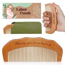 Female birthing comb - wooden birthing comb, - birthing comb,