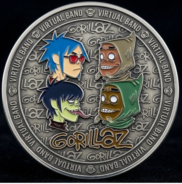 Gorillaz Gift For Music Fan Since 1998  Commemorative Coin