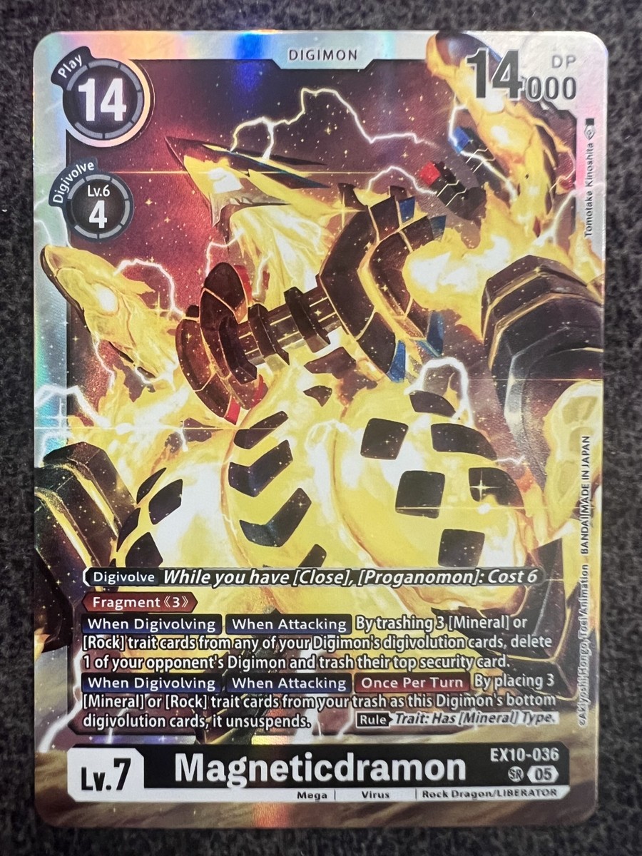 Digimon Card Game Magneticdramon EX10-036 Super Rare Sinister