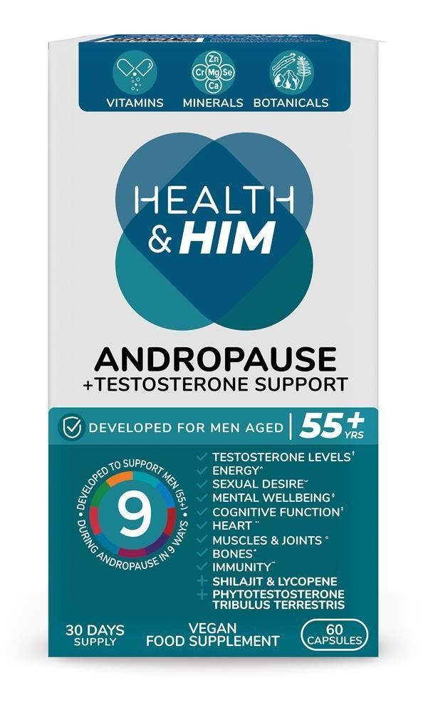 Health Her Health Him Andropause 55+ Multi-Nutrient 60 Caps - 2 Pack
