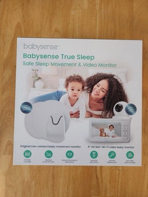 Babysense 7 True Sleep Baby Breathing Movement Sensors, Camera, & Monitor 