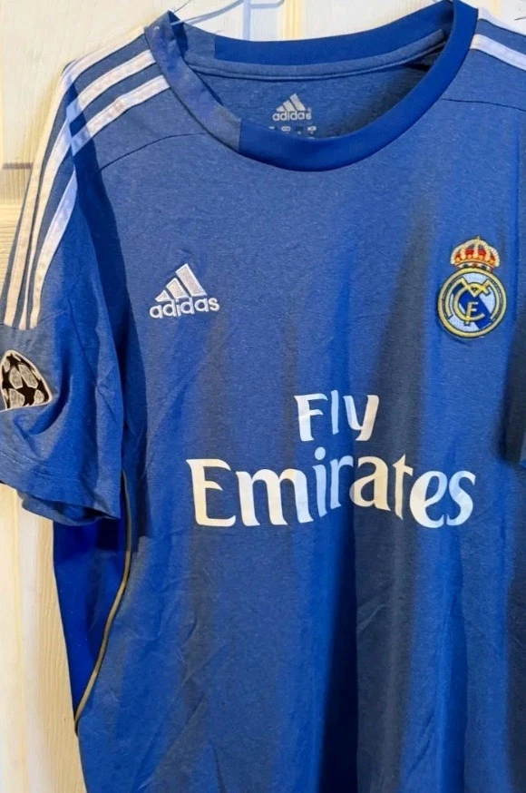 REAL MADRID AWAY SHIRT ADIDAS SOCCER JERSEY #7 CRISTIANO RONALDO MEDIUM - Image 3 of 4
