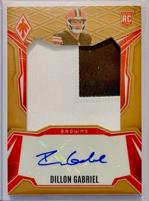 2025 Panini Phoenix Dillon Gabriel RPS Rookie Patch Series RC Auto 067/199