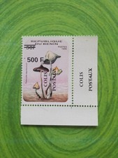Bénin surchargé 500f sur 50f Champignon Colis Postaux 2R PF Vertical G Neuf MNH