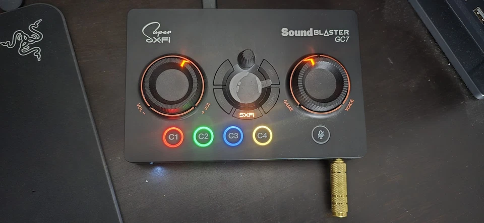 Sound Blaster GC7 Game Streaming DAC Amp ft 7.1 Buttons, Programmable SB-GC7 - Image 3 of 3