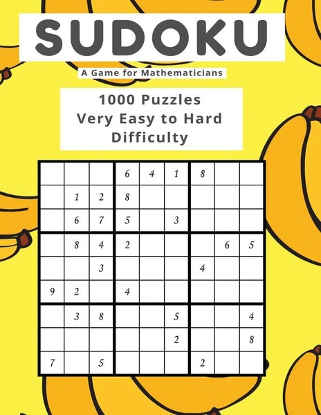 Johnson | Sudoku A Game For Mathematicians 1000 Puzzles Very Easy To Hard...-image