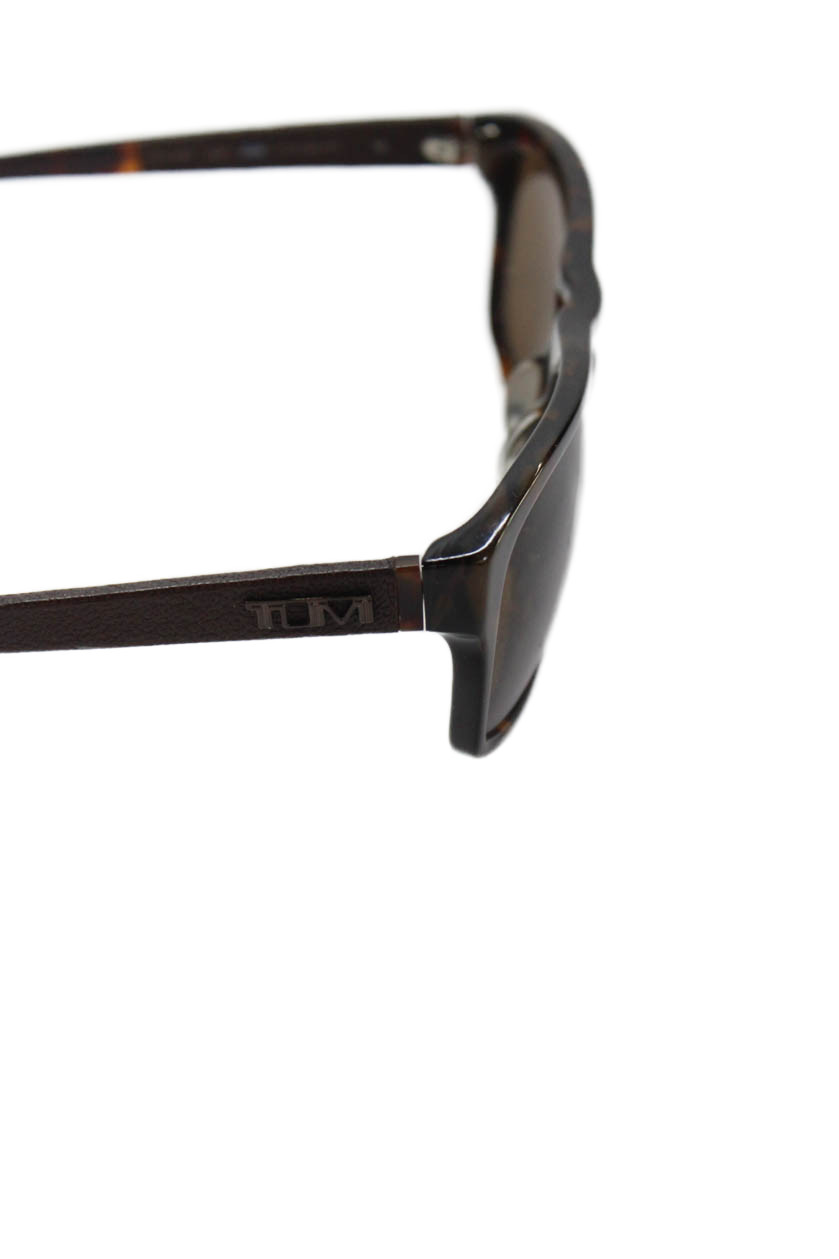 Tumi Womens Tortoise Shell Square Frame Sunglasse… - image 3