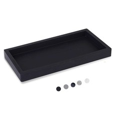 Small Silicone Bathroom Vanity Tray Rectangle Soap and Sponge Holder Kitchen ...