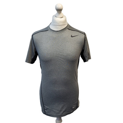 Nike Pro Combat Hypercool Compression Dri-Fit T-Shirt Grau UK Herren M