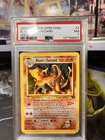 2000 POKEMON GYM CHALLENGE HOLO #2 BLAINE'S CHARIZARD PSA 7