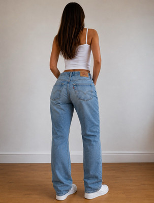 T.R.P Falck Damen Jeans Blau Denim 100% Baumwolle Gr. 34 L34 Regular 56