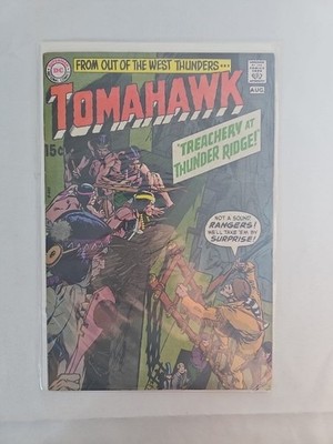 DC COMIC TOMAHAWK #129 AUG ADAMS cover Sleeved Vf+