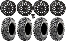 System 3 SB-6 15" Wheels Bk (5+2) 30" Carnivore R/T Tires Commander Maverick