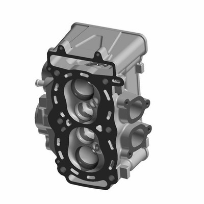 Polaris Head Assembly, Machined, SOHC, Genuine OEM Part 3023450, Qty 1