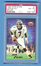 1998 Topps Stars Bronze John Elway Broncos #1 PSA 8 #24811545 HOF 2004
