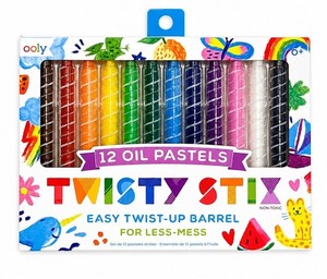 New In Box OOLY Twisty Stix Set Of 12 Oil Pastels Children’s Art L My the