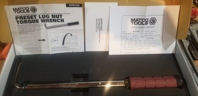Matco Tools 1/2'' Drive Ultimate Preset Lugnut Torque Wrench - PRTW160K